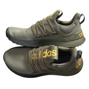 Adidas Lite Racer Adapt 5.0 Cloudfoam Lifestyle Slip-On Olive Green Size 8